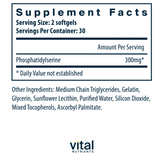 Phosphatidylserine 150mg by Vital Nutrients