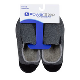 Archwear Men’s Twin-Gore Charcoal Slippers  (Formerly Men's Arch Supporting Slippers)  by Powerstep