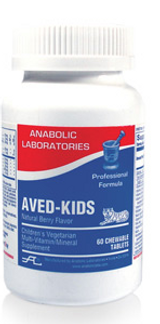 KIDS Chewable MULTIVITAMIN 60 count by Anabolic Labs