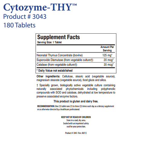 Cytozyme-THY by Biotics Research