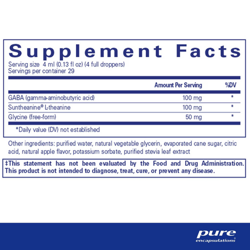 Pure Tranquility Liquid 116mL by Pure Encapsulations Pure Tranquility Liquid 116mL by Pure Encapsulations