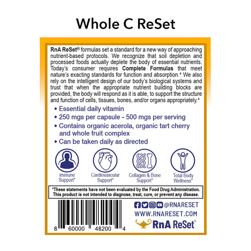 Whole C ReSet by RnA ReSet Pro