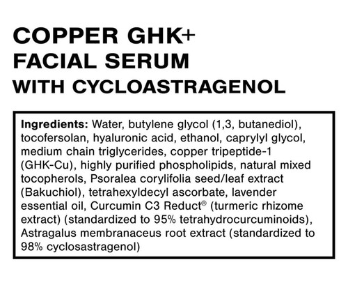 Copper GHK+ Facial Serum by Quicksilver Scientific Copper GHK+ Facial Serum by Quicksilver Scientific