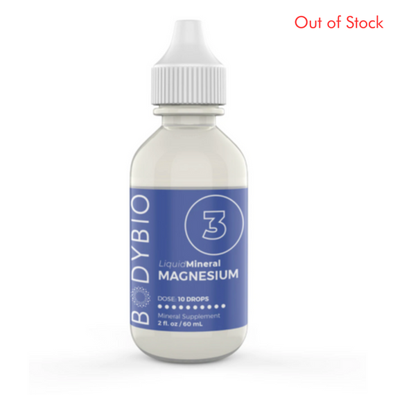 Liquid Mineral 3 - Magnesium 2 oz by BodyBio