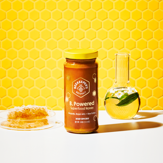 B.Powered Superfood Honey 11.52oz by BeeKeeper's Naturals
