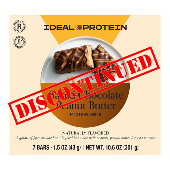 Baked Chocolate Peanut Butter Bar by Ideal Protein