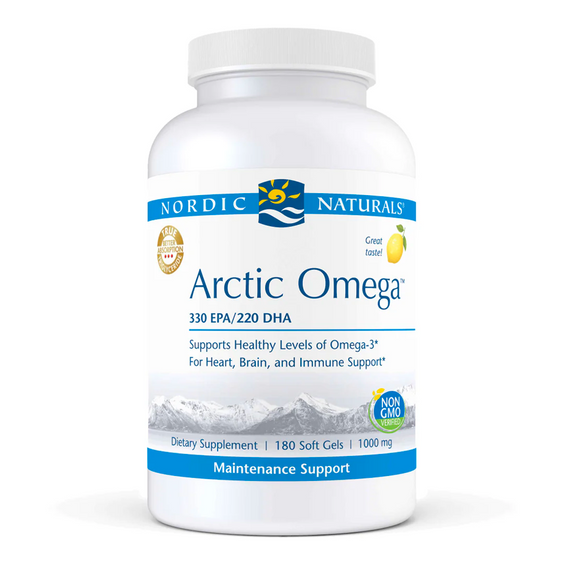 Arctic Omega 180 Soft Gels Lemon by Nordic Naturals