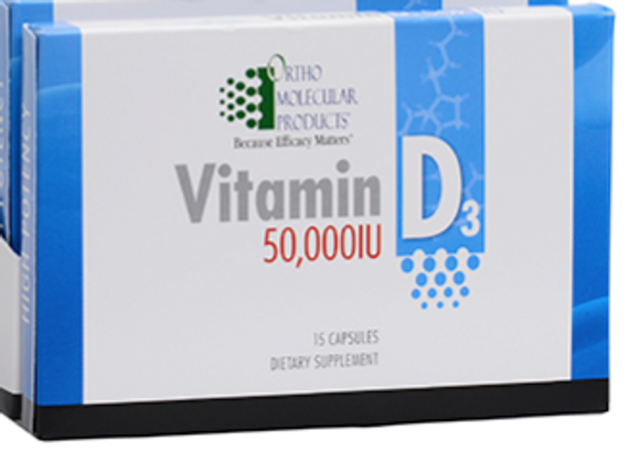 Vitamin D3 50,000 IU (1 15-CT Blisters) by Ortho Molecular