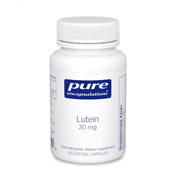 Lutein 20mg 60 capsules by Pure Encapsulations