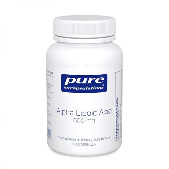 Alpha Lipoic Acid 600mg 120 capsules  by Pure Encapsulations
