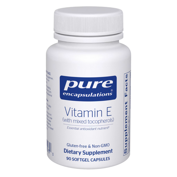 Vitamin E (with mixed tocopherols) by Pure Encapsulations (90 Capsules)