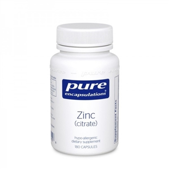 Zinc (citrate) by Pure Encapsulations (180 Capsules)