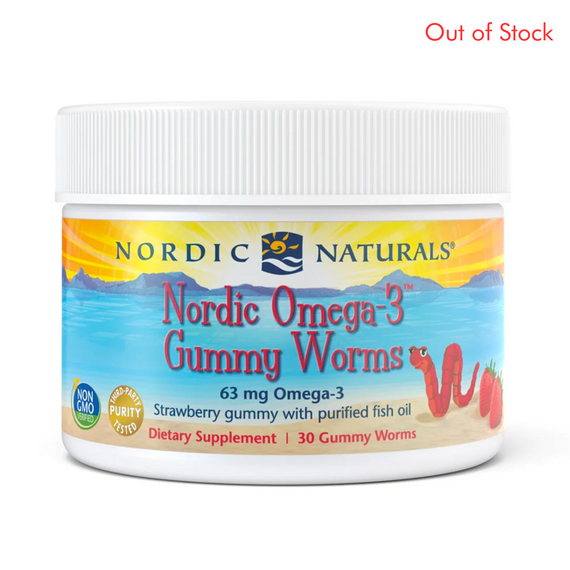 Nordic Omega-3 Gummy Worms by Nordic Naturals