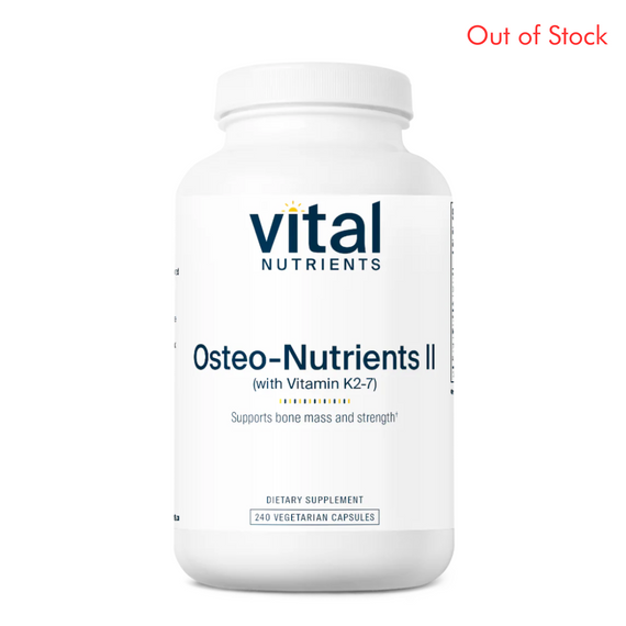 Osteo-Nutrients II (with Vitamin K2-7) by Vital Nutrients