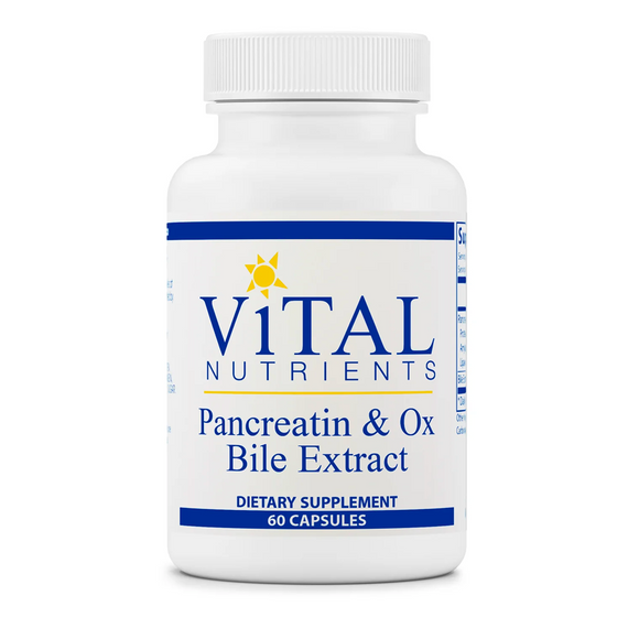 Pancreatin and Ox Bile by Vital Nutrients