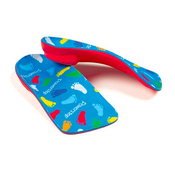 PowerKids Arch Supporting Orthotic 3/4 Insoles (Formerly Pinnacle Junior) by PowerStep