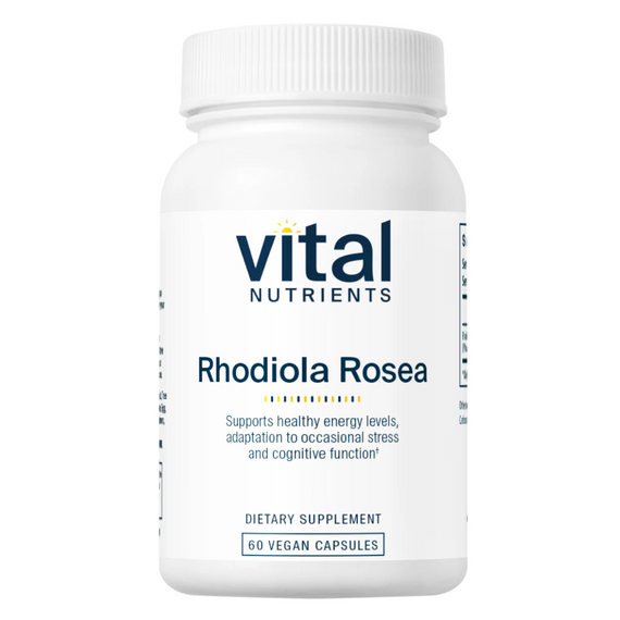 Rhodiola rosea 3% Standardized Extract by Vital Nutrients 60 count