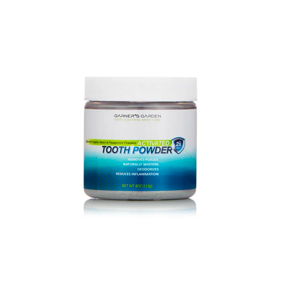 Activated Tooth Powder by Garner's Garden 4 oz