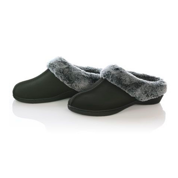 Archwear Women’s Clog Black Slippers (Formerly Supporting Black Slippers) by Powerstep