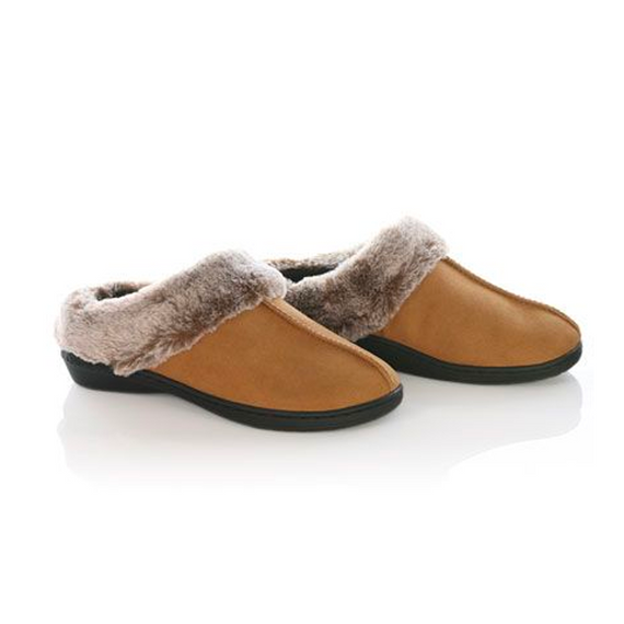 Archwear Women’s Clog Taupe Slippers (Formerly Supporting Black Slippers) by Powerstep