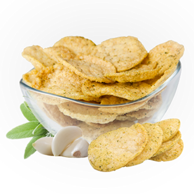 Garlic and Fine Herbs Soy Crisps by Ideal Protein