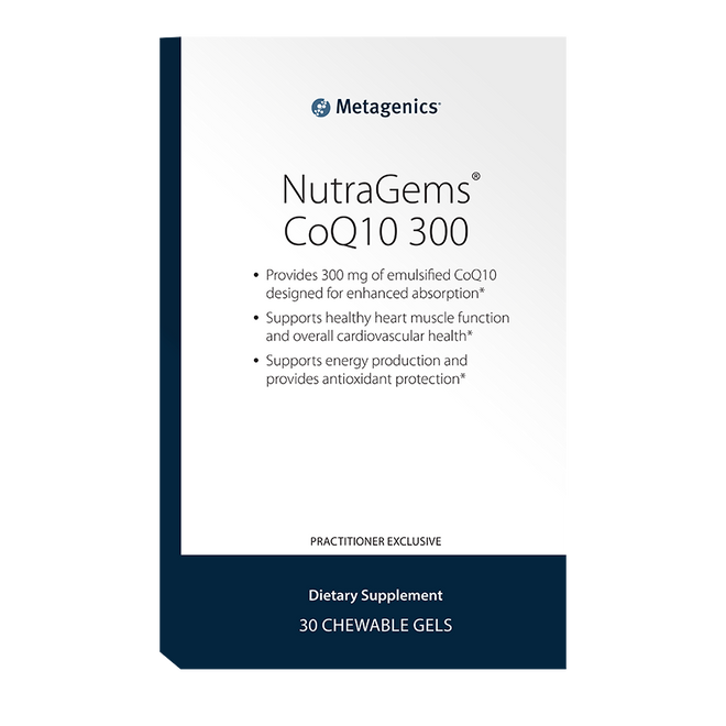 NutraGems CoQ10 300 by Metagenics