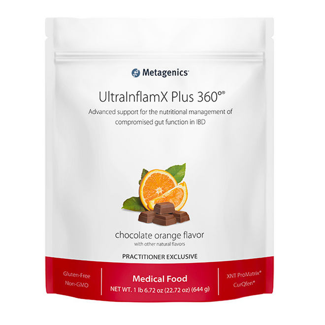 UltraInflamX Plus 360 (14 Servings) Chocolate Orange by Metagenics