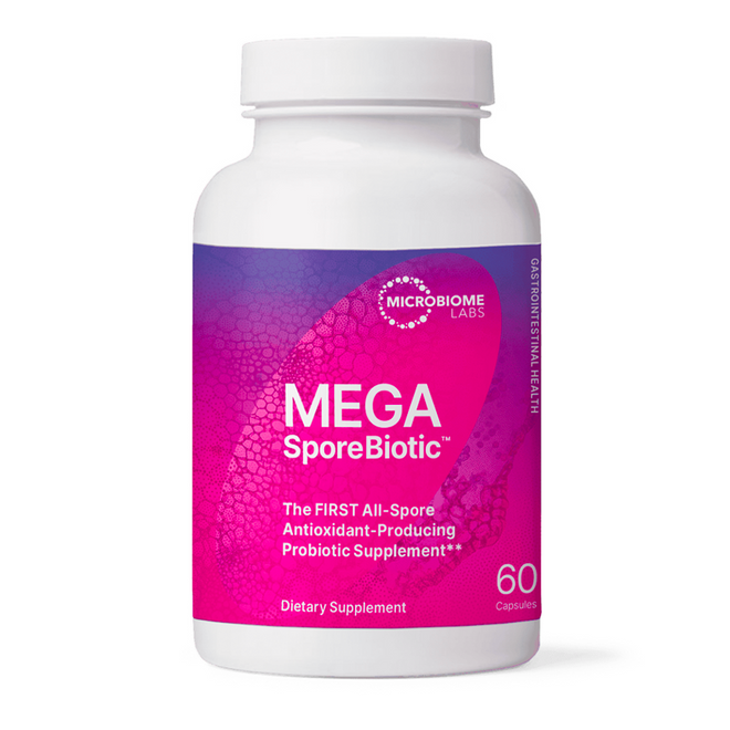 MegaSporeBiotic 60 capsules by Microbiome Labs