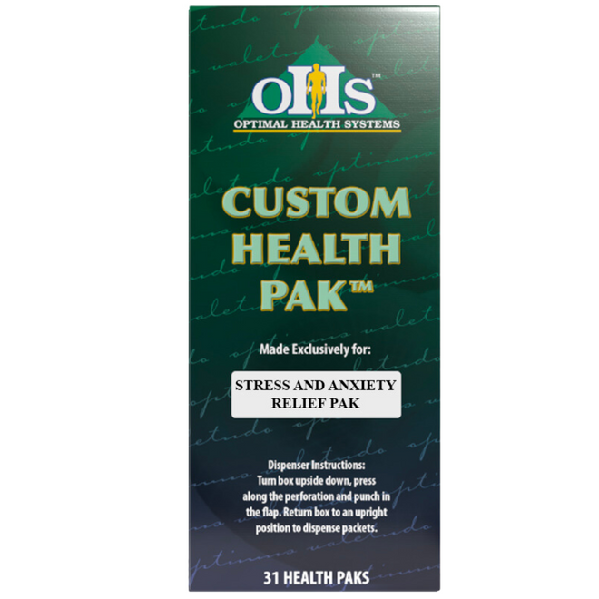 Stress/Anxiety Relief Pak 31 ct by Optimal Health Systems