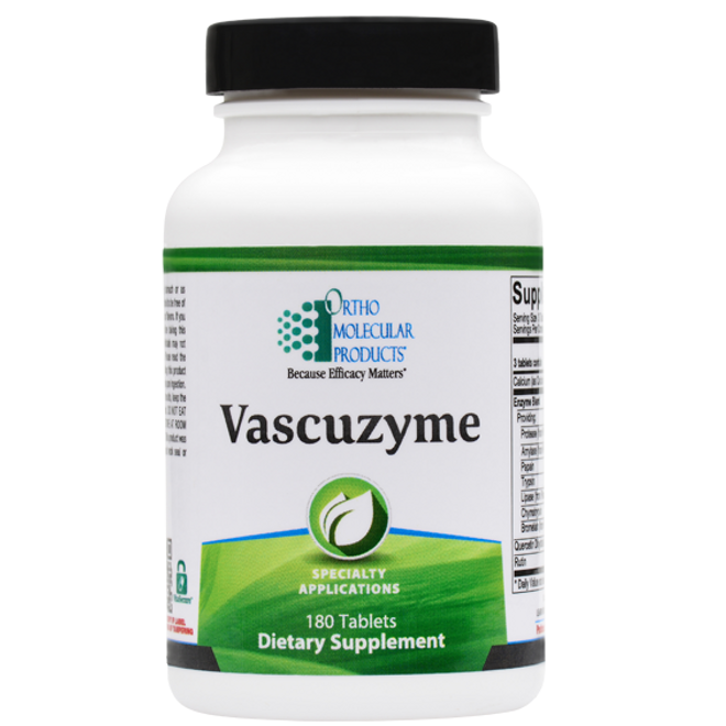 Vascuzyme (120 ct) by Ortho Molecular