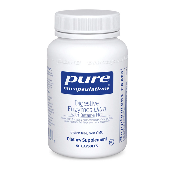 Digestive Enzymes Ultra with Betaine HCl 90 capsules by Pure Encapsulations