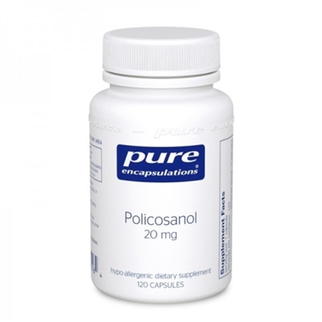 Policosanol 20mg by Pure Encapsulations (120 Capsules)