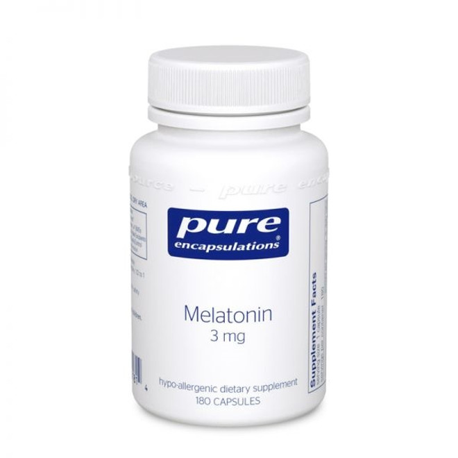 Melatonin 3mg 60 capsules by Pure Encapsulations