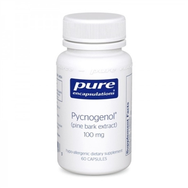 Pycnogenol 100mg by Pure Encapsulations (60 Capsules)