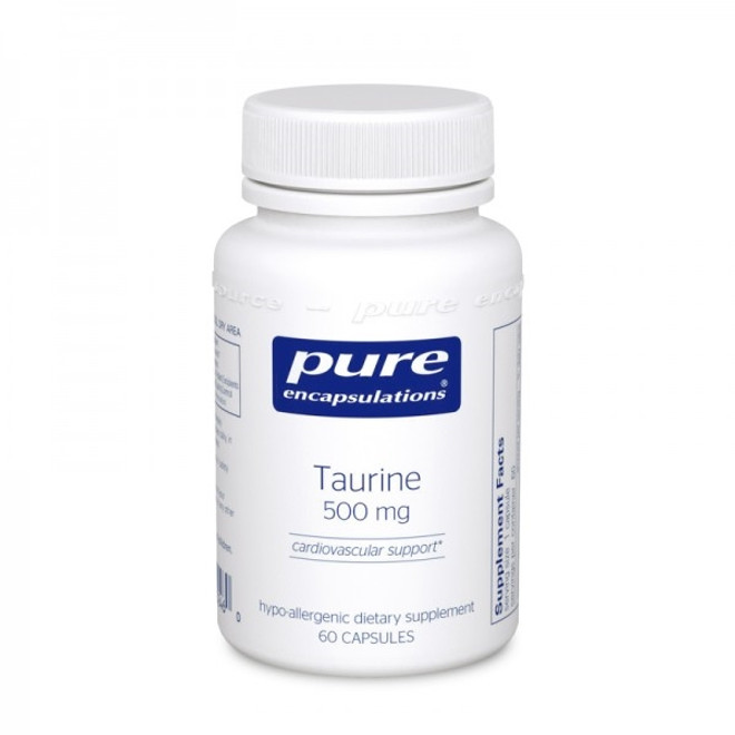Taurine 500mg by Pure Encapsulations