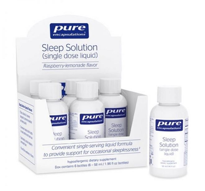 Sleep Solution (single dose liquid) - box of 6 by Pure Encapsulations