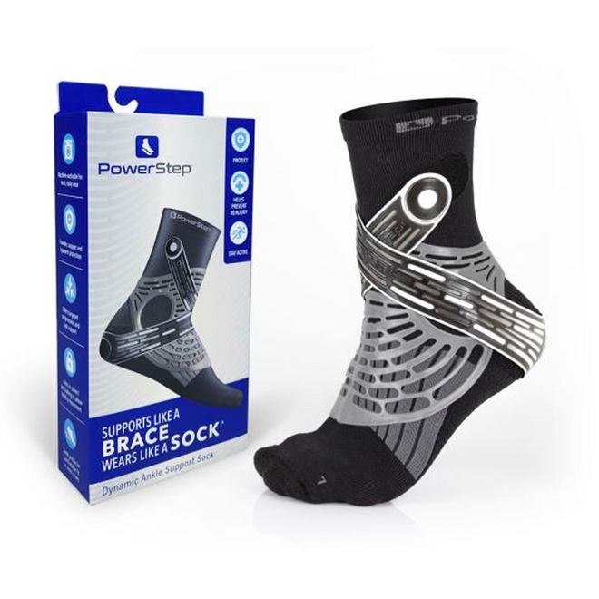 Dynamic Ankle Support Sock by Powerstep