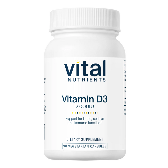 Vitamin D3 2000IU by Vital Nutrients