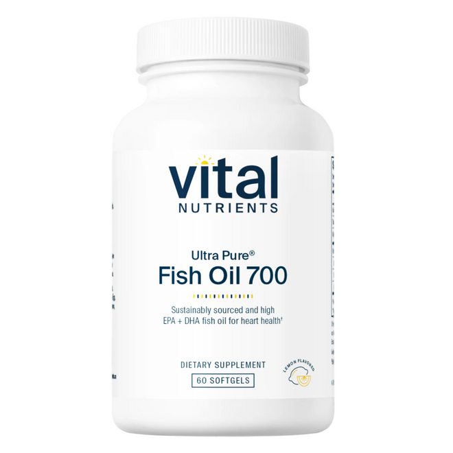 Ultra Pure® Fish Oil 700 Pharmaceutical Grade by Vital Nutrients