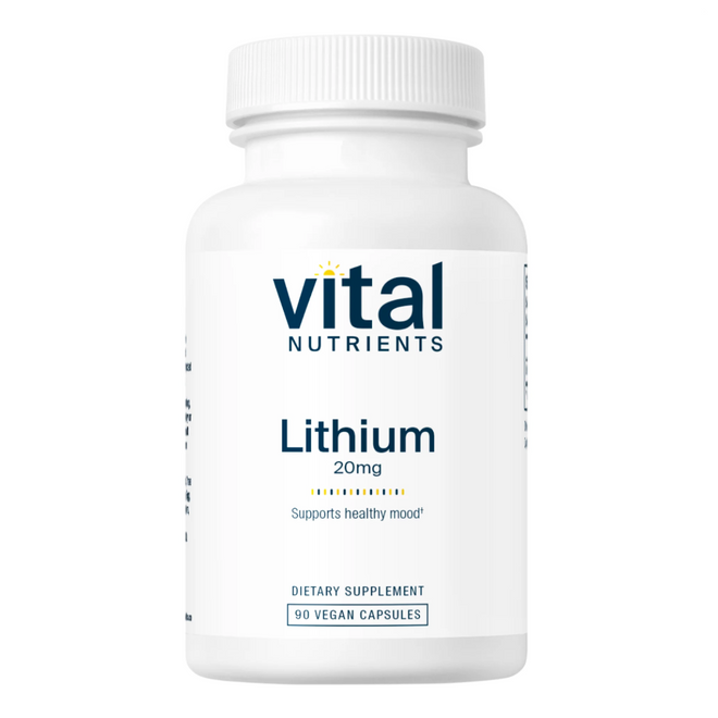 Lithium (Orotate) 20mg by Vital Nutrients
