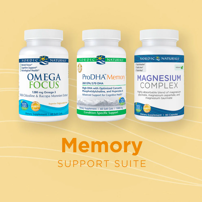 Memory Support Suite by Nordic Naturals