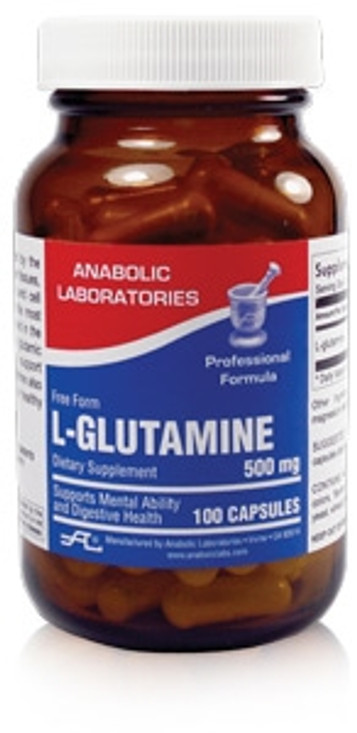 L-GLUTAMINE CAPS 500MG 100 count by Anabolic Labs