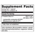 UltraFlora IB by Metagenics Ingredients Label