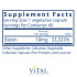 Biotin 10mg by Vital Nutrients Ingredients