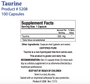 Taurine by Biotics Research