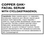 Copper GHK+ Facial Serum by Quicksilver Scientific