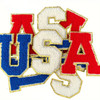 USA PATRIOTIC CHENILLE PATCHES 