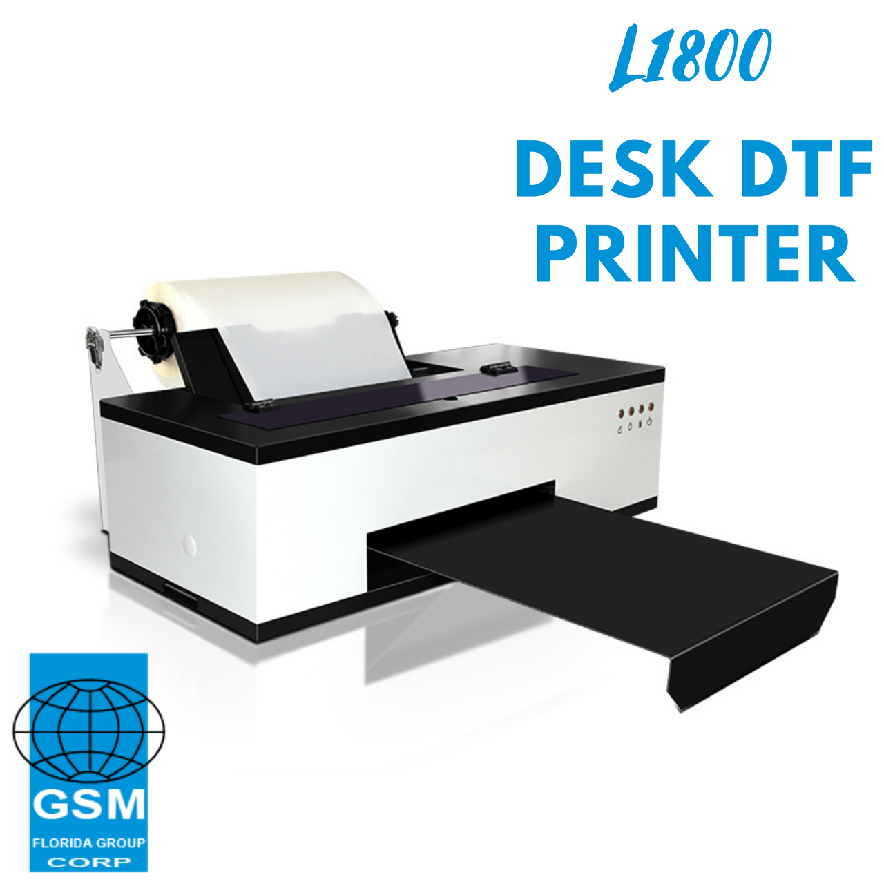 DSV DTF Printer A3 L1800 Transfer Machine Built-in White Ink Circulation  System for Dark/Light T-Shirts, Hoodie,Pillow,Different Fabrics (DTF  +Oven+5 x 250ml Ink+100pcs PET Film) - Yahoo Shopping