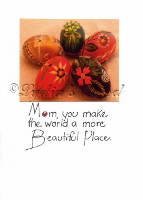 Handmade Mother Easter Card