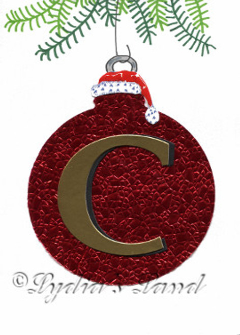 Christmas Monogram C